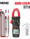 AC Current Clamp Meter  Digital 4000 Counts Multimeter Ammeter Voltage Tester Car Amp Hz Capacitance NCV Ohm Tool