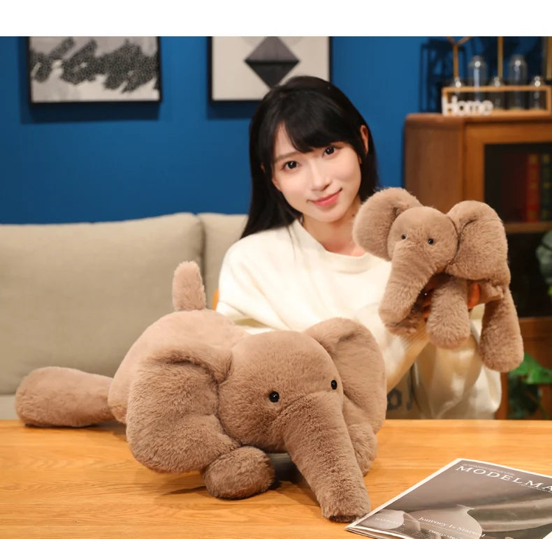 Soft Elephant Plush Stuffed Animal Pillow