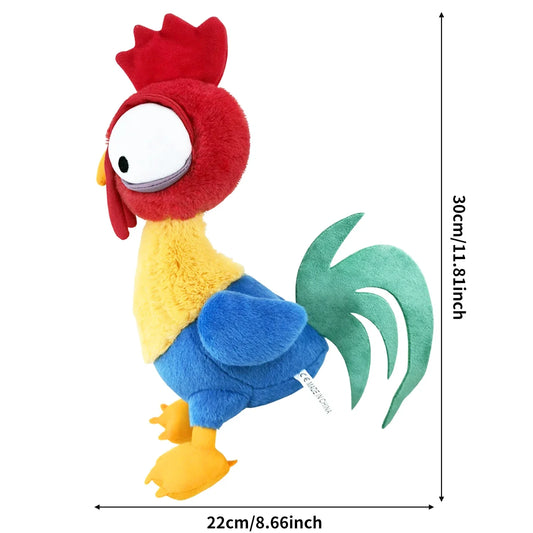 11-inch Hei Hei Feature Plush Stuffed Doll Soft Doll Sleeping Cuddle Buddy Doll for Gift for friends or lovers