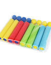 4pcs Water Blaster Water Guns for Kids Shooter Portable 4 Colors 30ft Range Children Foam Water Gun Summer Swimming Pool Toys
