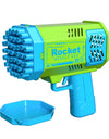 40 hole handheld fully automatic space light bubble machine, electric children's toy without battery and bubble water