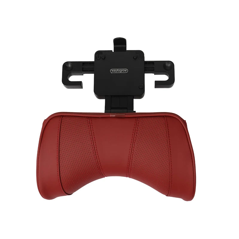 Multi-Functional Car Headrest Pillow Memory Foam Car Neck Pillow, Support Cervical vertebrae and Head, Soft Velvet, Adjustable Height