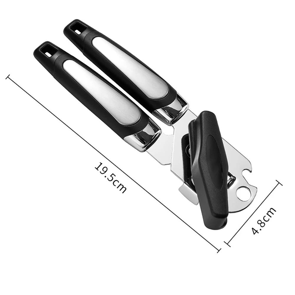 Multifunction Stainless Steel Manual Cans Opener Professional Ergonomic Opener For Cans Side Cut Can Opener Kitchen Tools