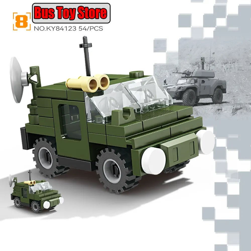 Aircraft Tank Aircraft Carrier MODERN EOLIPMENT MODERN WAR INFORMATION WW2 Military Model Building Blocks Bricks for Boy