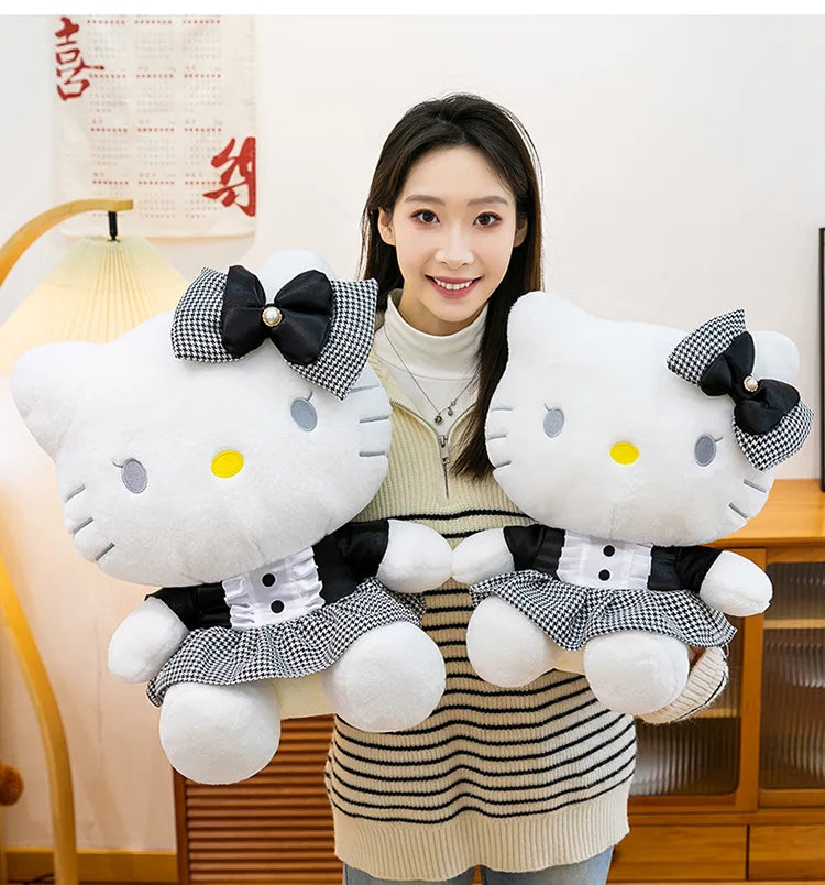 Black Cat Character Plush Stuffed Doll Pillow Toy