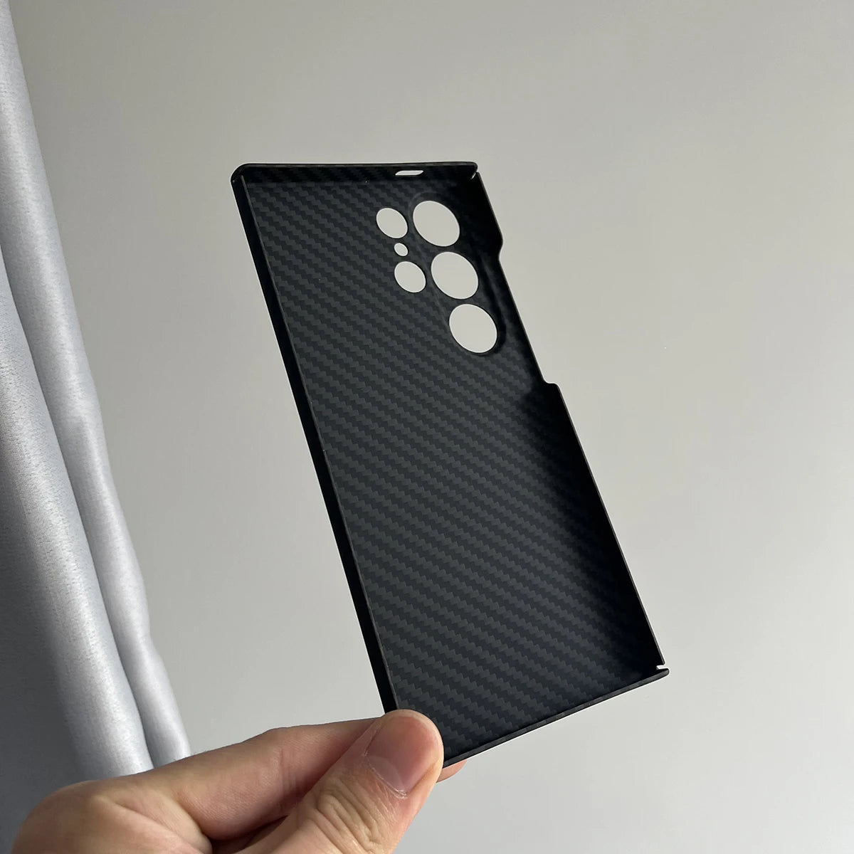 Carbon Fiber Aramid Case for Samsung Galaxy S26 / S25 / S24 Ultra – Ultra-Thin 1500D Non-Slip Lightweight Protective Cover