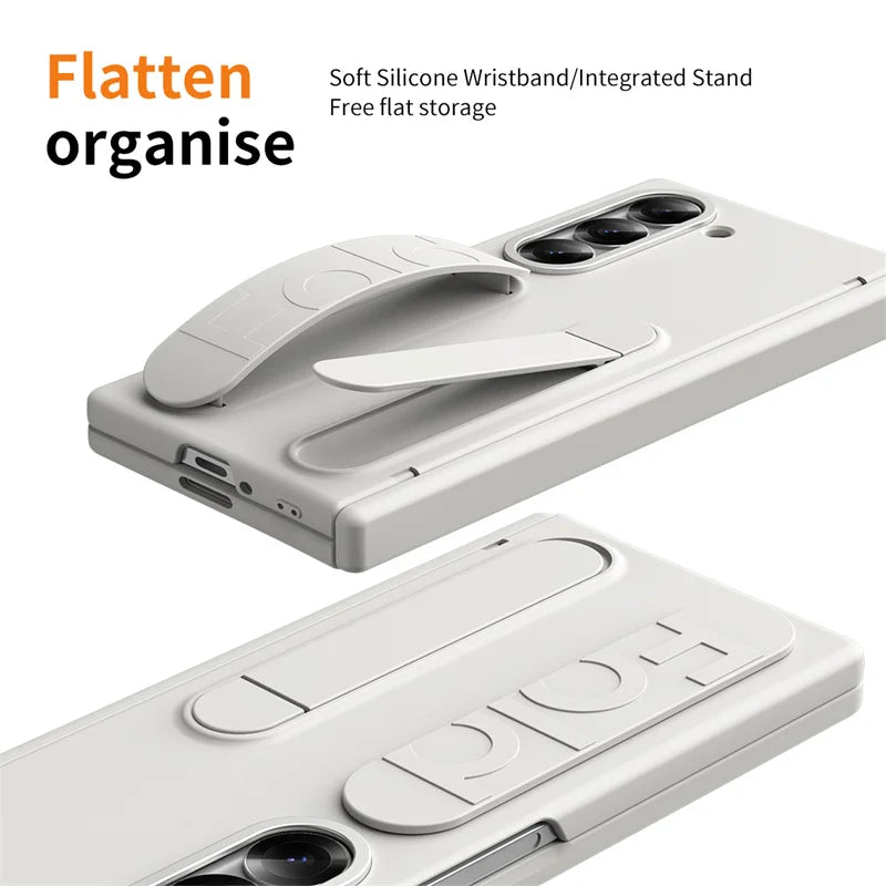 For Samsung Galaxy Z Fold 6 3 4 5  Hinge Case Armor Shockproof Full Screen Protector Tempered Glass Folding Cover