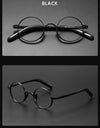 Ultra-light Fashion Retro Round Small High Quality Hyperopia Reading Myopia Prescription Glasses frame