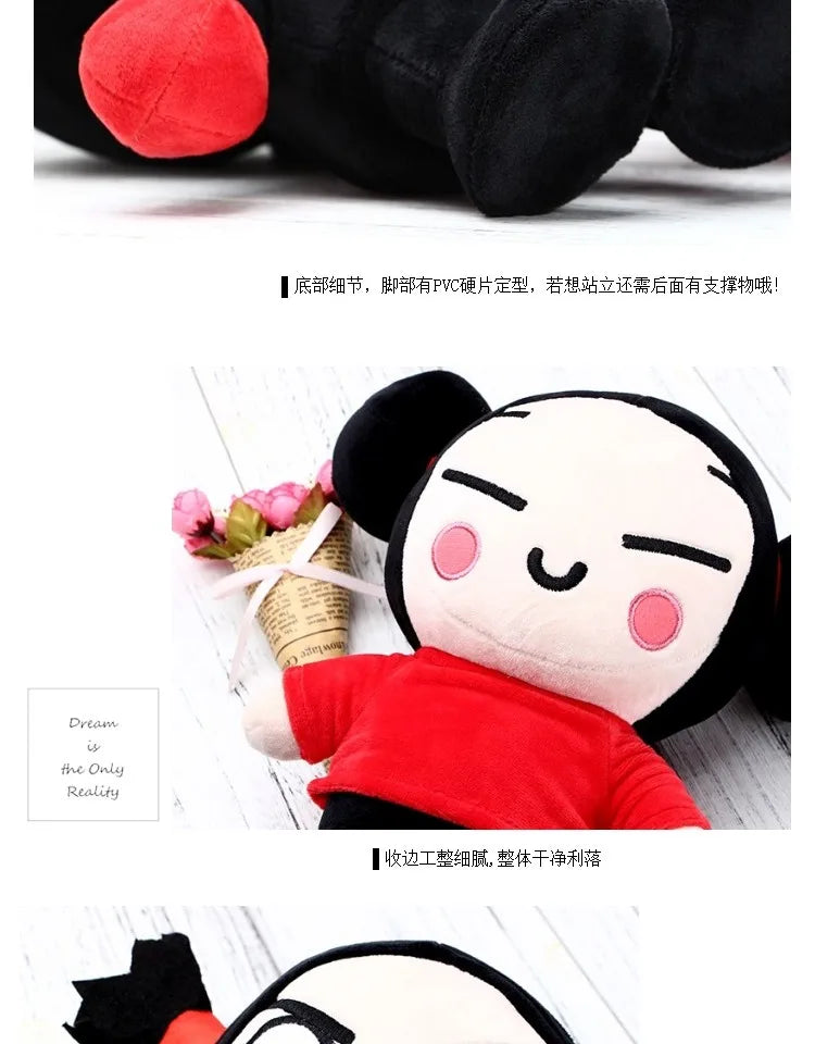 30cm Kawaii Pucca and Garu Plush Toys China Doll Cartoon Cute Soft Stuffed Dolls Figure Sleeping Pillow Children's Birthday Gift