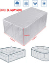 Customized Round Square Waterproof Outdoor Patio Garden Furniture Covers Rain Snow Chair Sofa Table Dust Proof kitchen BBQ Cover