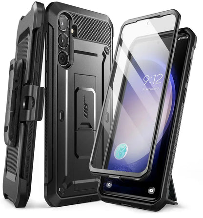 For Samsung Galaxy S24 FE Case (2024) UB Pro Heavy Duty Rugged Phone Case WITH Built-in Screen Protector & Kickstand