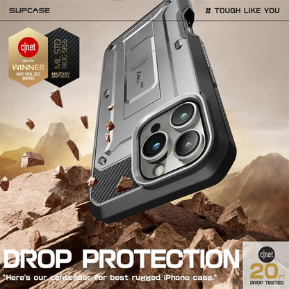 For iPhone 16 Pro Case 6.3" (2024 Release) UB Pro Full-Body Heavy Duty Rugged Phone Case with Built-in Screen Protector