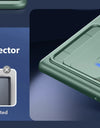 for Samsung Galaxy S24 S23 Ultra Case Bulit-in Screen Protector & Slide Camera Cover Phone Case with Kickstand Belt-Clip