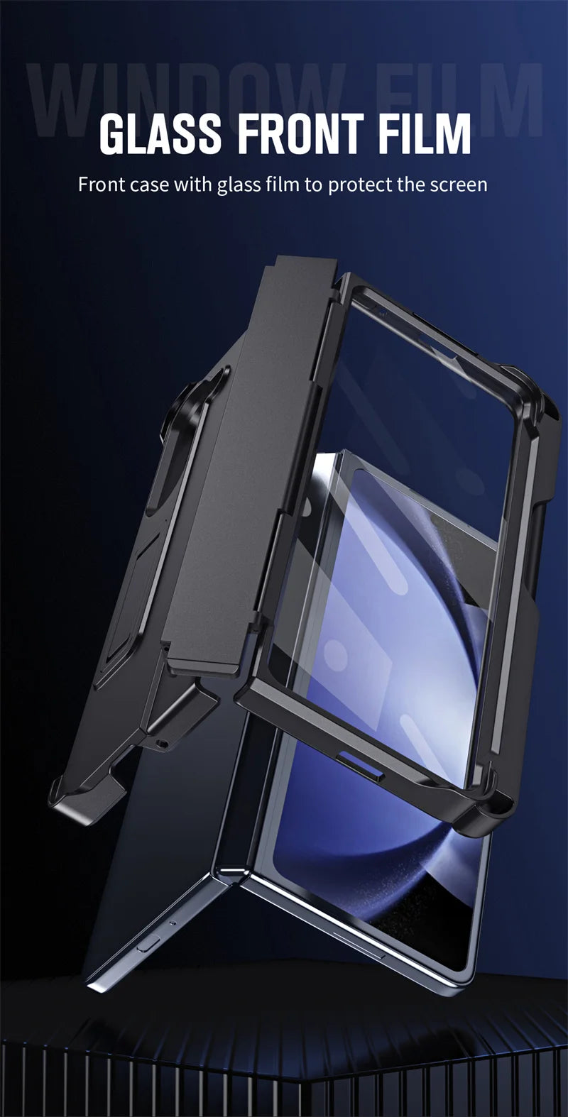 Phone Case With Pen Slot Stylus Hinge bracket Shell Membrane For Samsung Galaxy Z Fold 5 4 3 Case All-Inclusive Z Fold 6 3 Cover