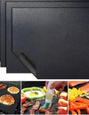 0.2mm Thick Ptfe Barbecue Grill Mat 33*40cm Baking BBQ Grill Mats Sheet Grill Foil Non-Stick Reusable BBQ Liner