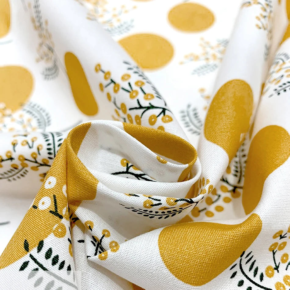 100% Cotton Fabric - DIY Sewing Material for Dresses & Home Decor (per Meter)