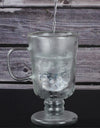 Double Wall Glass Irish Coffee Mug Bubble Tea Milkshake Cup Ice Cream Cup with Handle Milk Fruit Juice Glass Cup