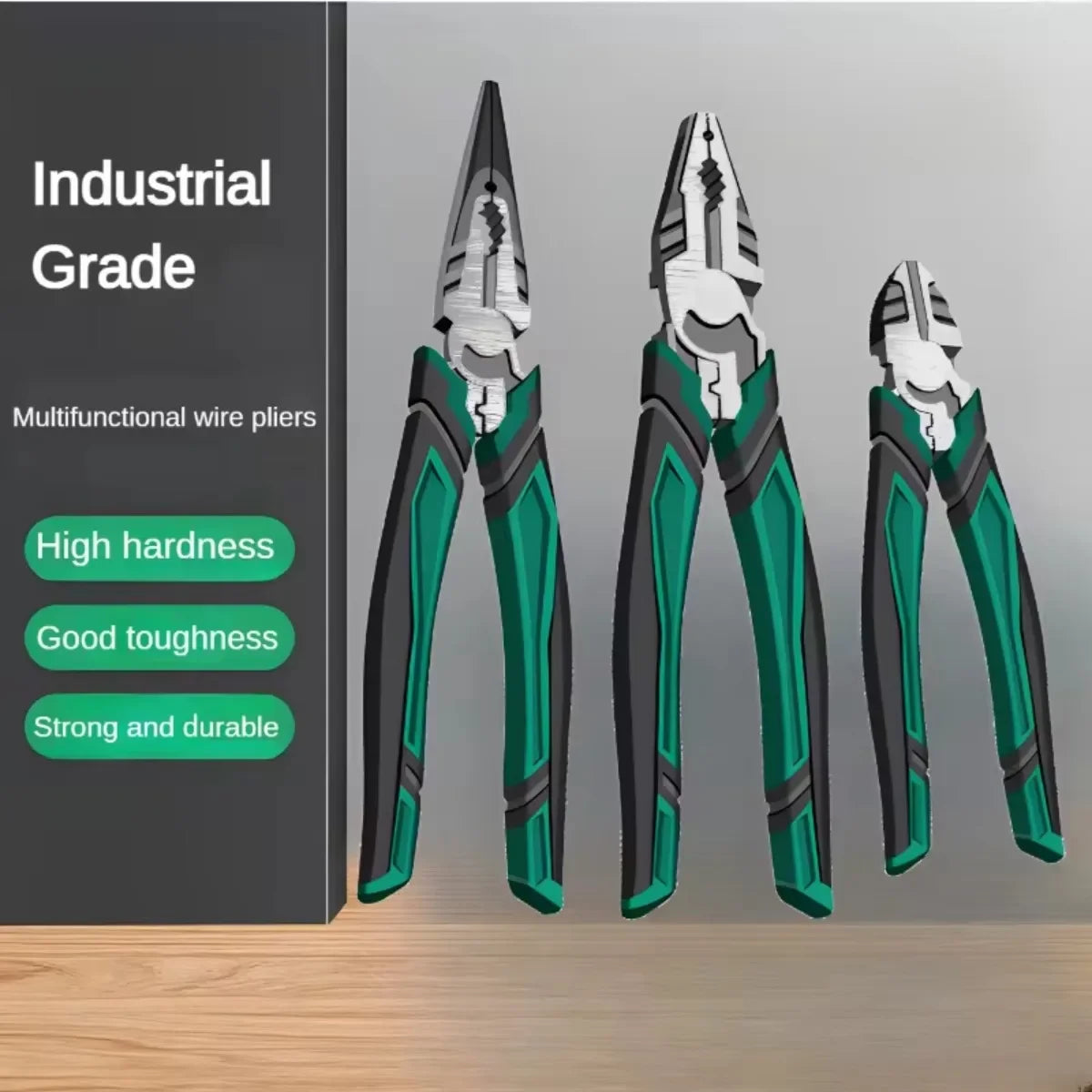 6/8Inch Electrician Wire Pliers Diagonal Pliers Nose Pliers Industrial Labor-saving Steel Plier Electricist Professional Tools
