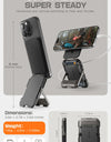 Tripod Phone Stand Credit Card Holder for iPhone 16/15/14/13/12 Adjustable Phone Stand Compatible with MagSafe