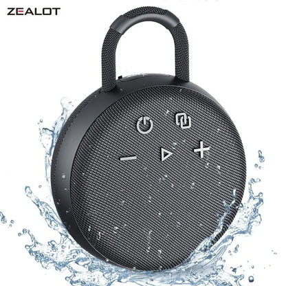 ZEALOT S77 Wireless Bluetooth Speaker Waterproof Sports Sound Box Outdoor Portable Subwoofer Outdoor Clear Stereo Music Surround