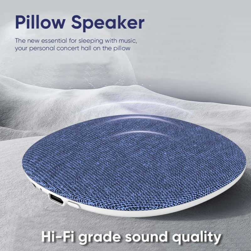 Underpillow music disc ultra-thin listening device sleep white noise pillow side mini Bluetooth speaker supports TF playback