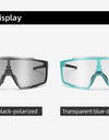 Bicycle Glasses Polarized Photochromic Lens Bike Eyewear Sunglasses UV Sun Protection Sports MTB Road Cycling Goggles