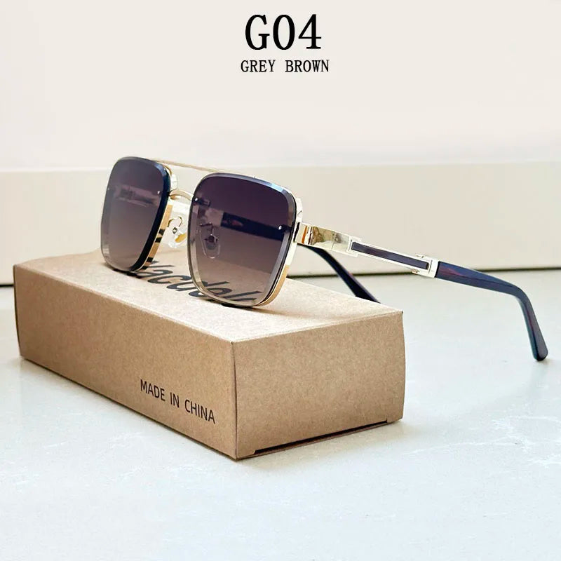 Square Frame Sunglasses With UV400 Protection