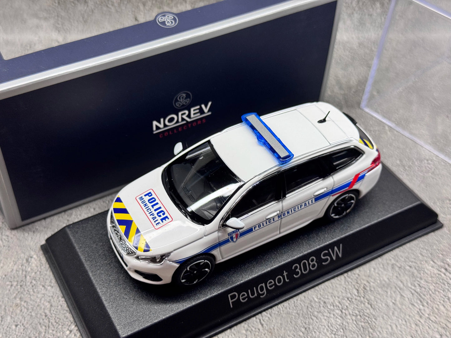 1 43 Scale Peugeot 308 SW 2018 Police Diecast Model Car