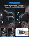 Six-way adjustable U-shaped memory cotton car headrest Brown
