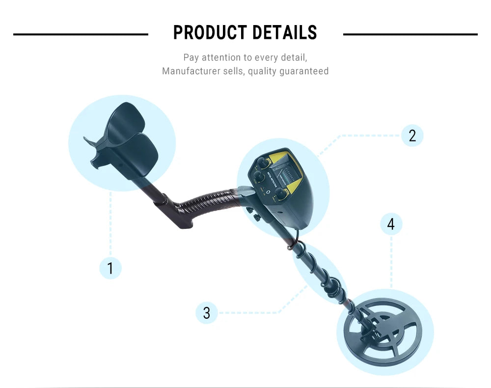 Underground Metal Detector GTX5030Y ATX880 Treasure Hunter Gold Circuit Metales HOT SALE Detecting Gold, Coin, Treasure Hunting