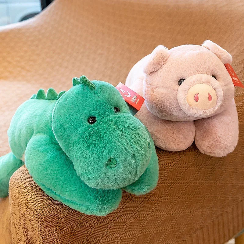 Party Bear Plush Sleeping Pillow Husky Doll Dinosaur Soft Doll Birthday Gift Girl