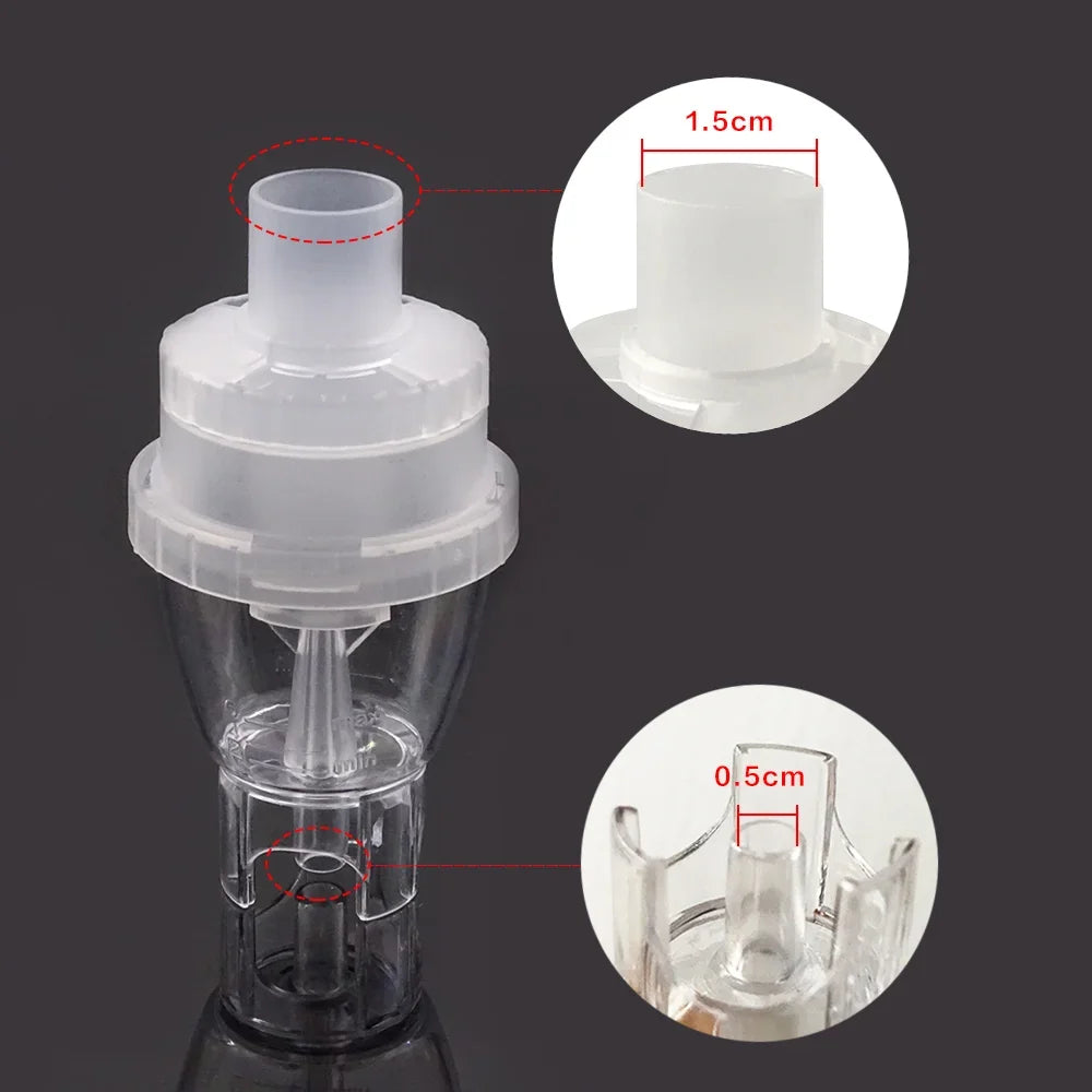 10/6ML Medical Atomized Tank Cup for Air Compressor Nebulizer Portable, Asthma Medicine Bottle Allergy Inhaler Aerosol Medicatio