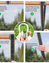 One Pair Tree Swing Hanging Kit Hammock Straps Camping 350 KG Load Capacity Rope Carabiner Outdoor Hiking Hammock Hanging Belt