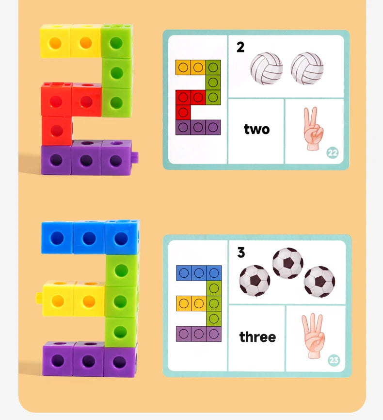 Rainbow Building Blocks for Maths and Creative Learning