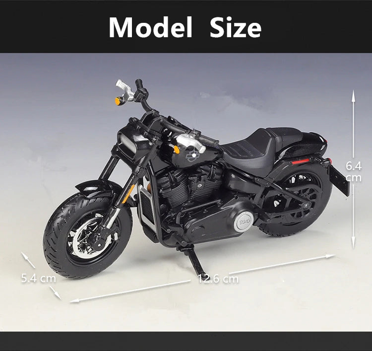 Diecast Harley Fat Bob 114 2022 Motorcycle Model 1 to 18 Scale