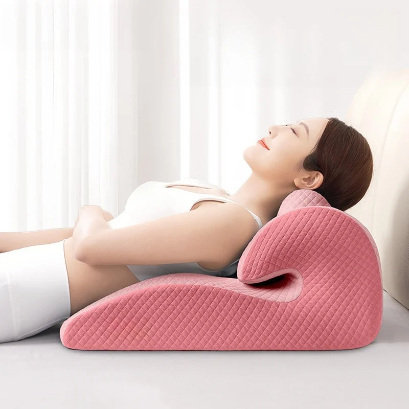 Memory Foam Bed Wedge Pillow Incline Support Cushion For Relief Pregnancy Home Sleeping Pillow Elderly Back Rest Pillow