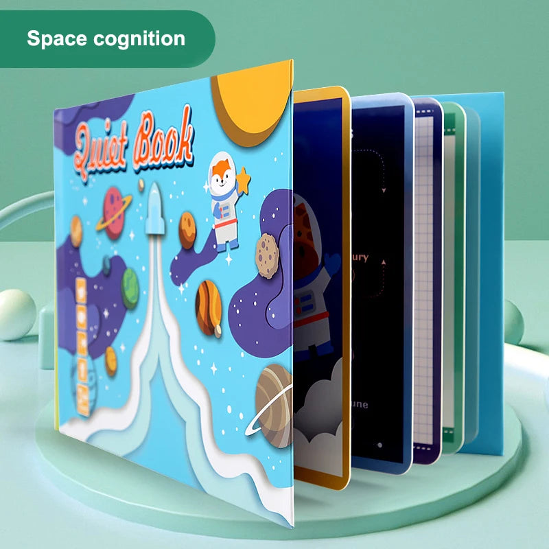 Montessori  Busy Book My First Quiet Book Paste Learning Educational Toys Books  Matching Game Toys for 1 to 3 Y