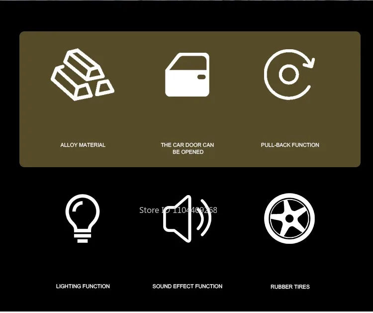 1:32 Scale Rolls-Royce Phantom 6x6 Wraith Car Model Toy Diecast Metal Alloy Off-Road Vehicle Models Sound Light Gifts