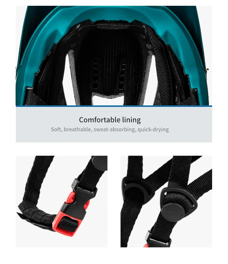 MTB Cycling Helmet With Adjustable Fit And Removable Padding