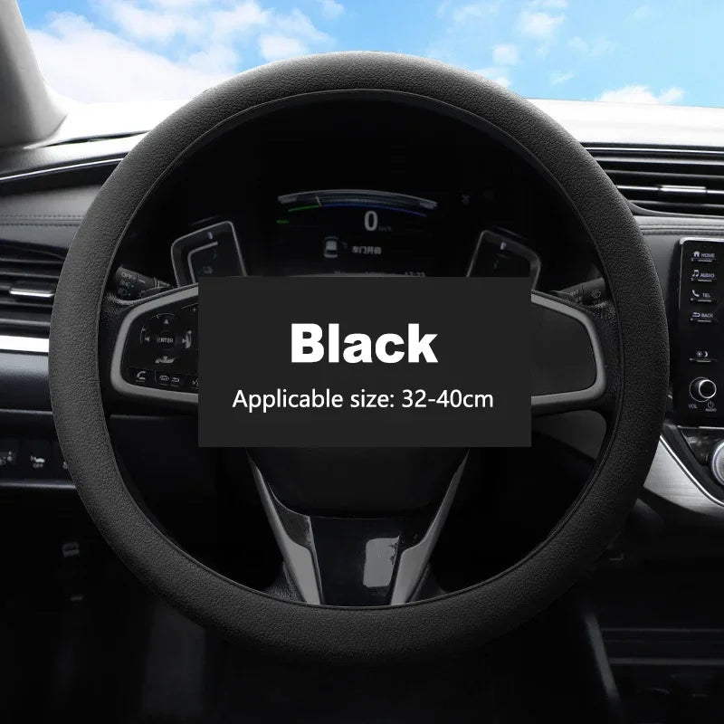 Universal Silicone Car Steering Wheel Cover Anti Slip 32CM 40CM