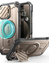 For iPhone 16 Pro Max Case 6.9" 2024 UB Mag XT Heavy Duty Rugged Strong Magnetic Phone Case with Camera Cover Kickstand