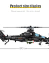 704 Pcs Helicopter Sets City Police Military Plane Building Blocks War Army Fighter Fire Rescue Huey Copter Swat Aircraft