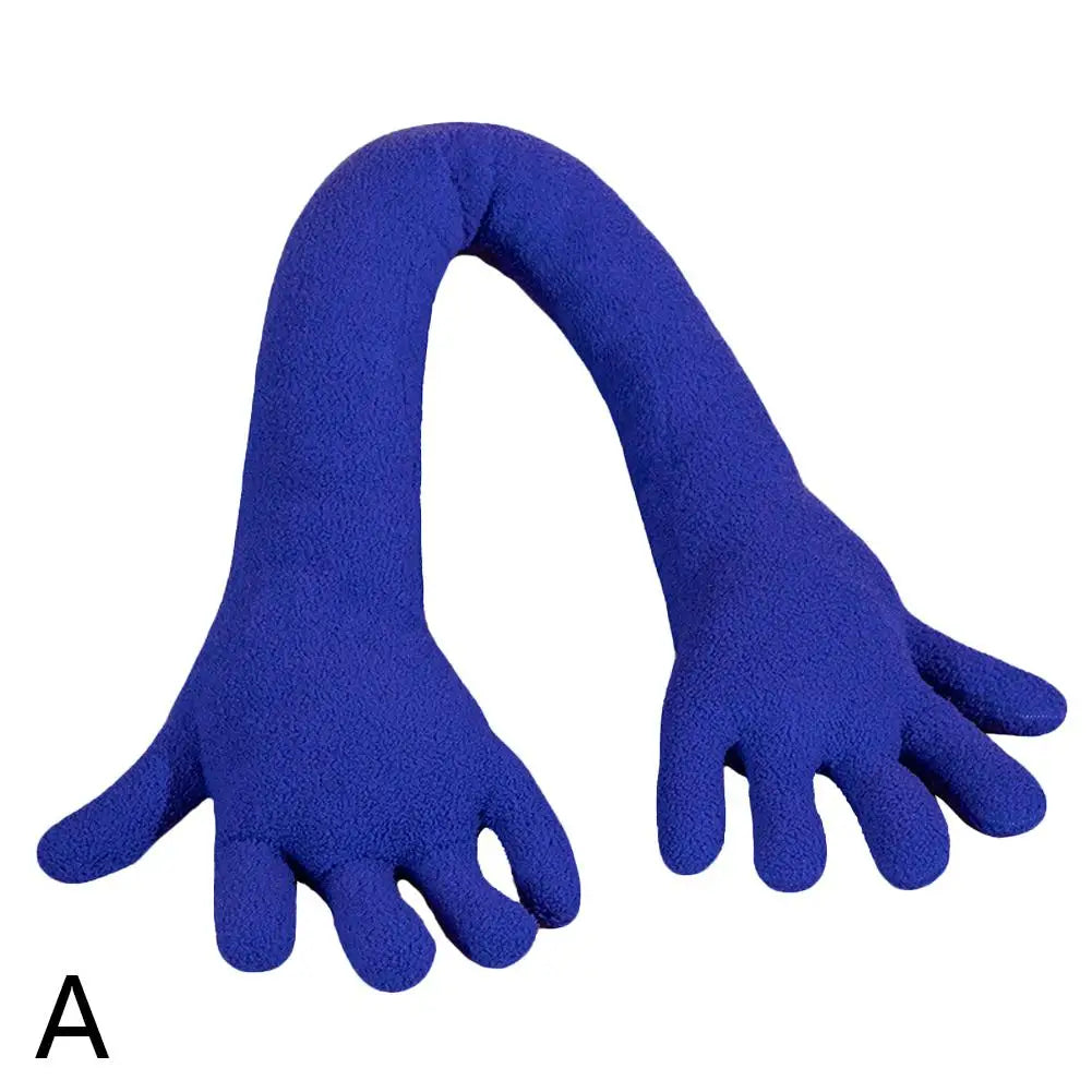 Creative Hand Shape Plush Pillow Soft Long Arm Sofa Palm Home Throw Office Pillow Funny Nap Stuffed Toy Pillows Color D P2Q8