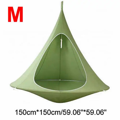 Outdoor Travel Camping Hanging Tree Hammock Indoor Children's Play Swing Hanging Chair Waterproof Tent