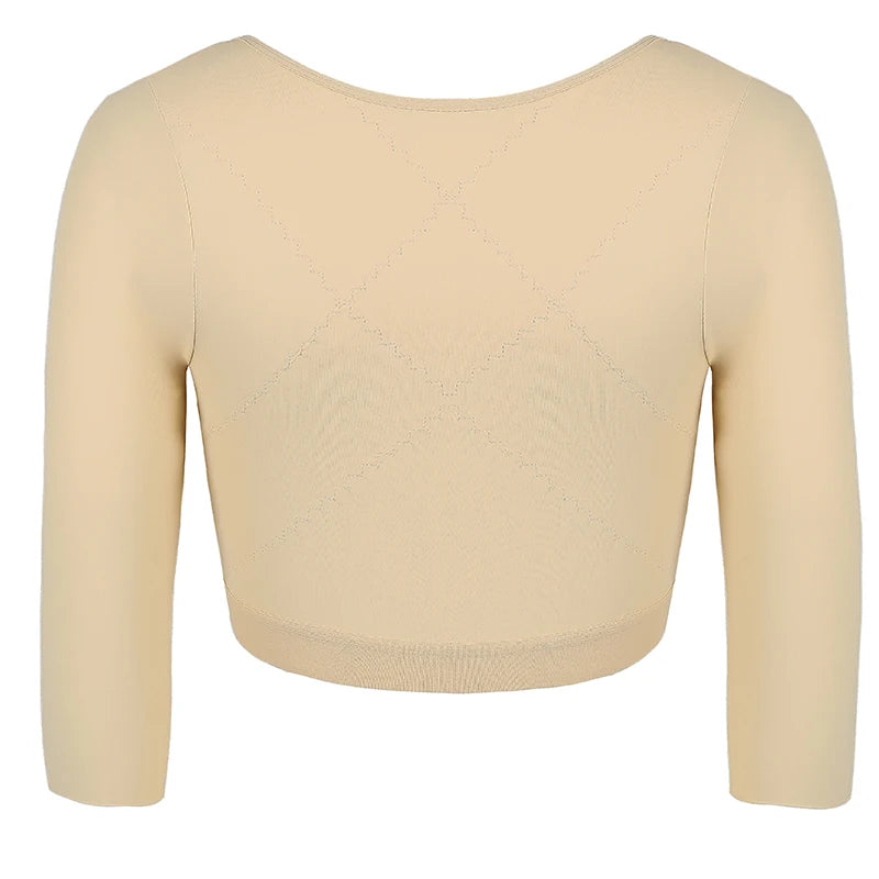 Women Arm Shaper Compression Top – Half Sleeve Posture Corrector Shapewear