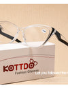 Retro Plastic Cat Eye Reading Glasses Cleat Lens Anti Blue Light Presbyopia Hyperopia Men Reading Eyeglasses +1.0 +1.5