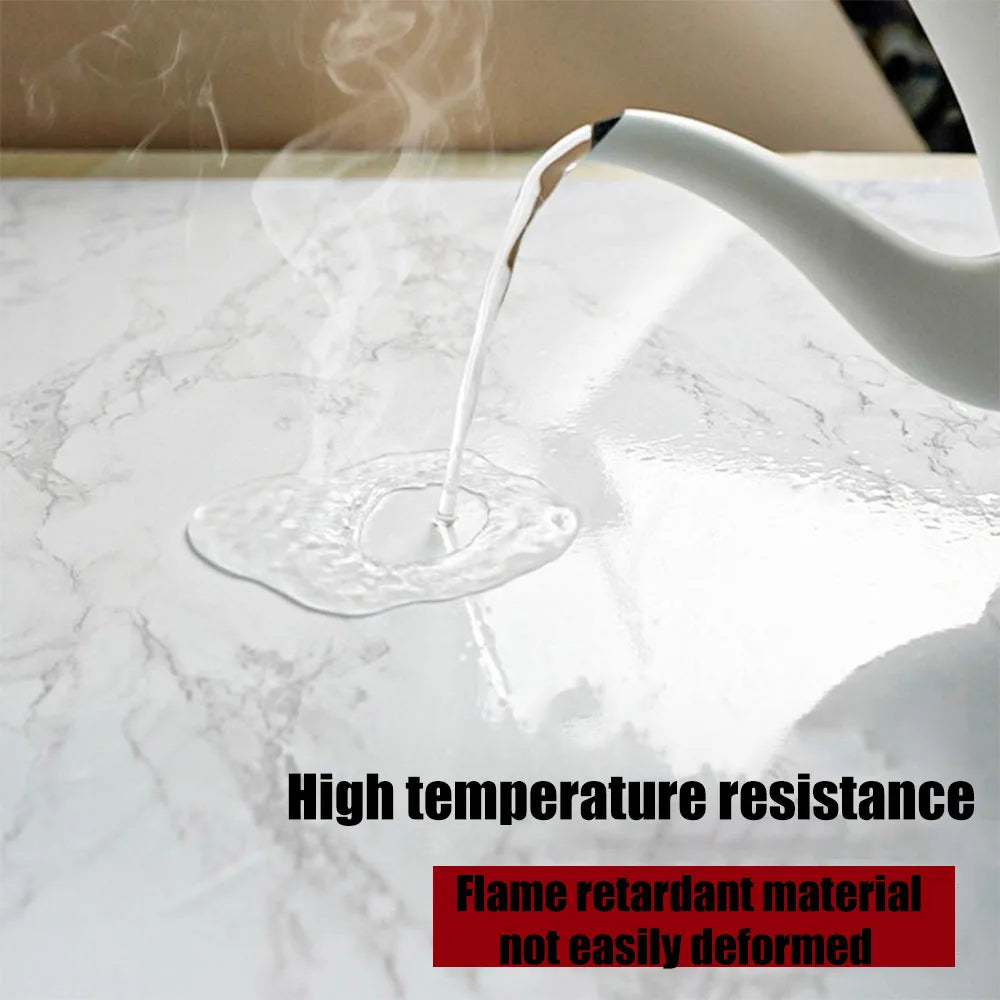 Tile Stickers Waterproof and Oil-proof Kitchen High Temperature Resistant Renovation Self-adhesive Cabinet Countertop Wallpaper