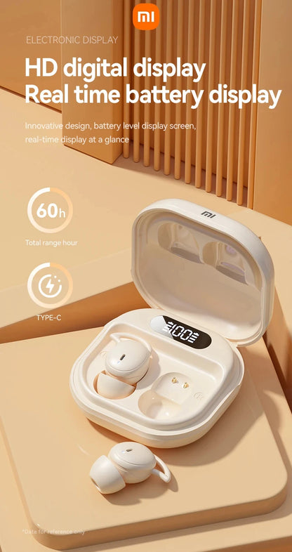 XIAOMI M72 New Wireless Sleeping Earbuds Mini Bluetooth5.4 Touch Cotrol In Ear Headphone comfortable Noise Reduction Headset