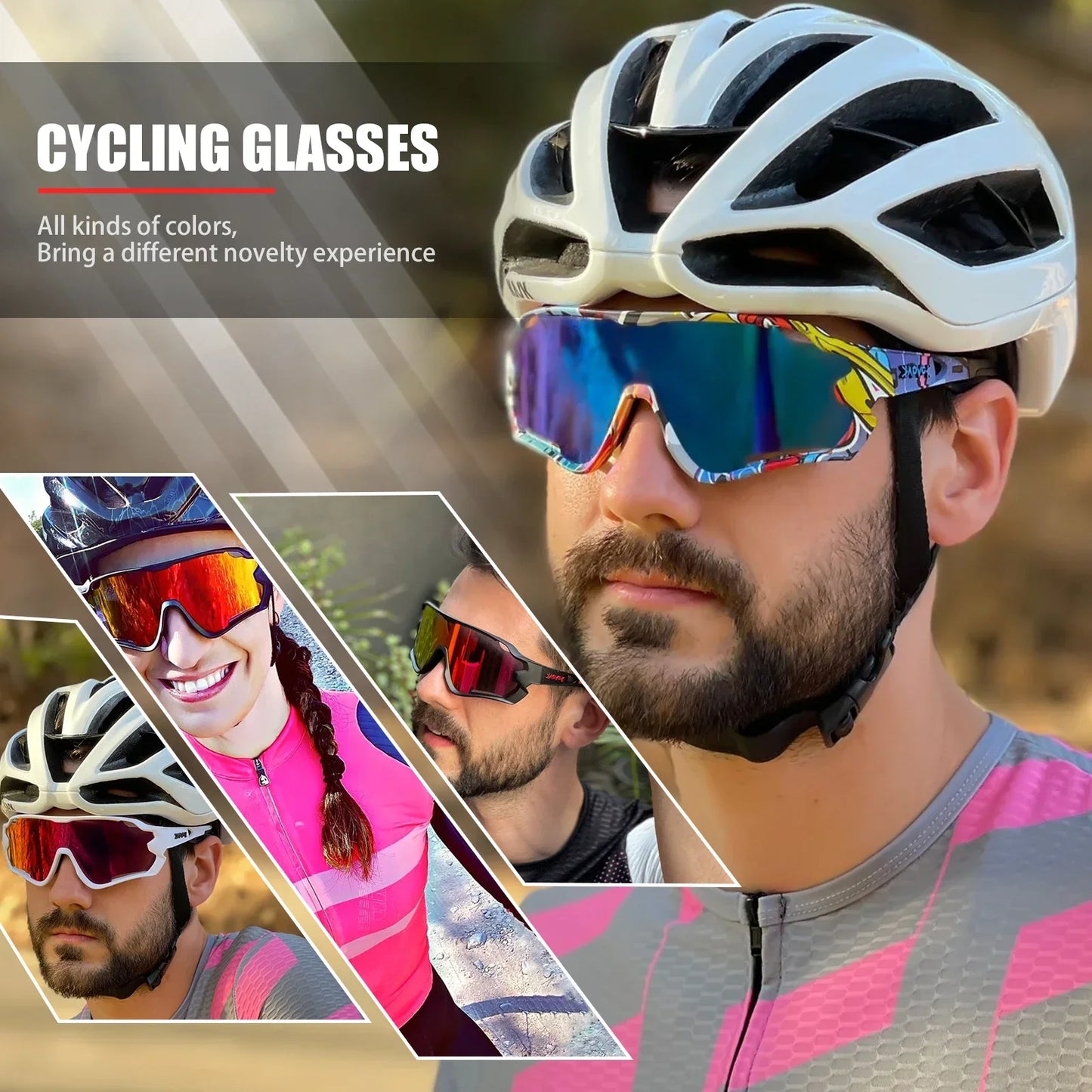 UV400 Bicycle Sunglasses Polarized Cycling Sunglasses Men MTB Cycling Glasses Outdoor Bicycle Glasses Women Road Bike Glasses