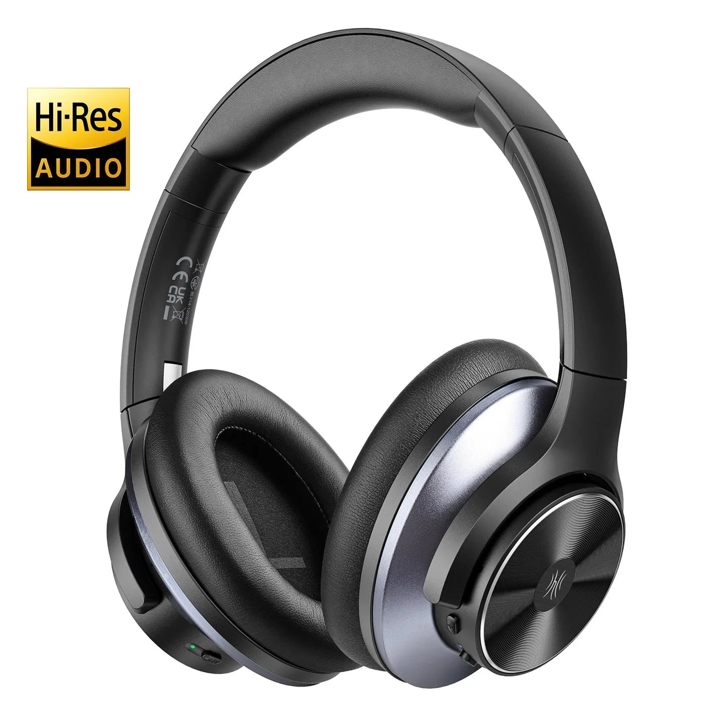 Focus ANC Wireless Bluetooth Headphones Hi-Res Audio Hybrid Active Noise Cancelling Headset With Mic Type C Fast Charge